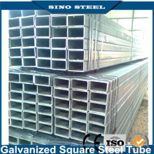 Seção oca de aço carbono galvanizado Q195 50 * 50 * 2mm